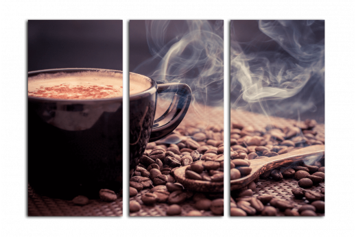 Модульная картина Кофейные ароматы